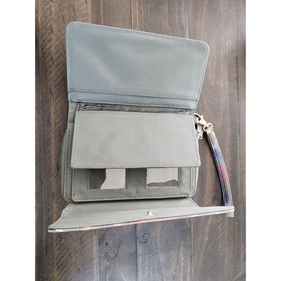 Green Plaid Pattern Wallet - Picture 5 of 6